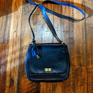 Fossil Memoir Novella Black small leather crossbody purse